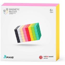Pixio Magnetic Blocks | Design Series | Pixio-200 | 8 kleuren | 200 blokken